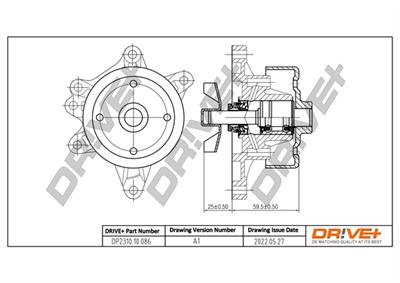 Dr!ve+ DP2310.10.086 Číslo výrobce: DCW0086. EAN: 7640250073091.