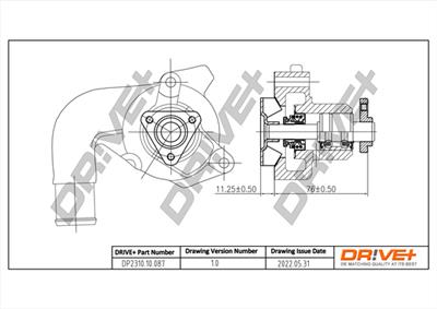 Dr!ve+ DP2310.10.087 Číslo výrobce: DCW0087. EAN: 7640250073107.