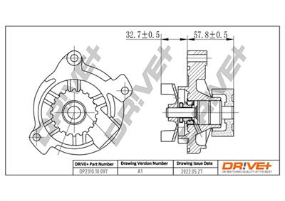 Dr!ve+ DP2310.10.097 Číslo výrobce: DCW0097. EAN: 7640250073206.