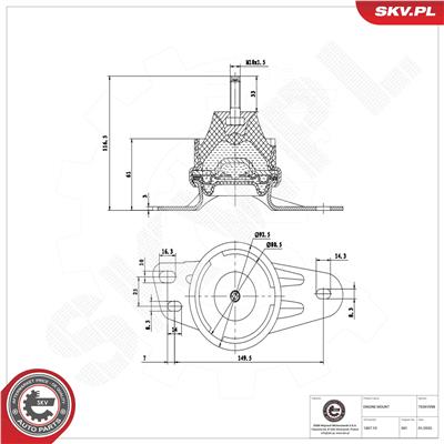 ESEN SKV 75SKV098 EAN: 5906302231386.