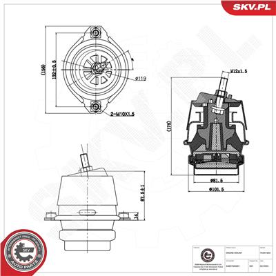 ESEN SKV 75SKV303 EAN: 5906302244256.