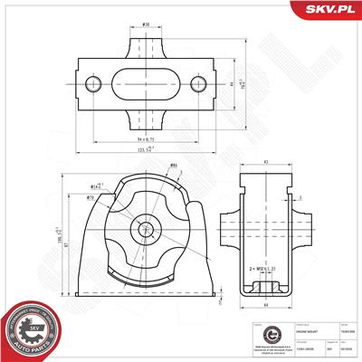 ESEN SKV 75SKV309 EAN: 5906302244317.