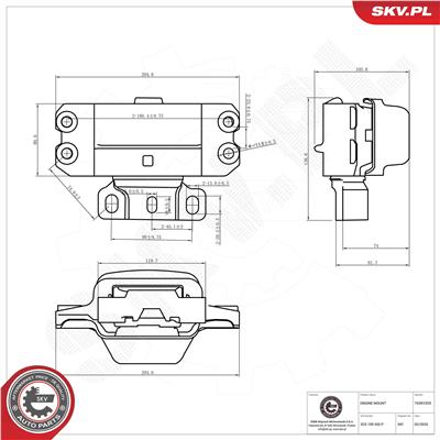 ESEN SKV 75SKV329 EAN: 5906302244515.