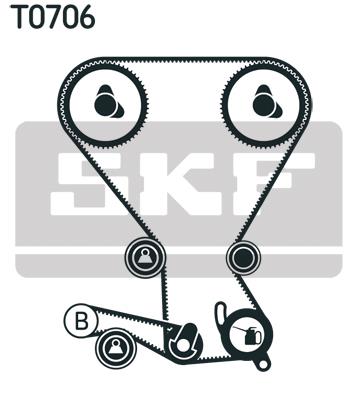 SKF VKMA 95666 Číslo výrobce: VKM 75064. EAN: 7316573959120.