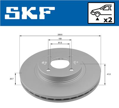 SKF VKBD 80011 V2 EAN: 7316581893263.