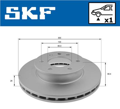 SKF VKBD 80016 V1