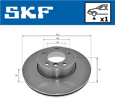 SKF VKBD 80039 V1