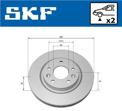 SKF VKBD 80047 V2 EAN: 7316581893669.