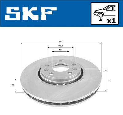 SKF VKBD 80091 V1 EAN: 7316581894130.