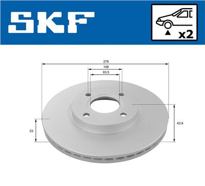 SKF VKBD 80134 V2