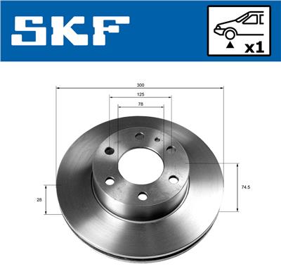 SKF VKBD 80156 V1 EAN: 7316581894833.