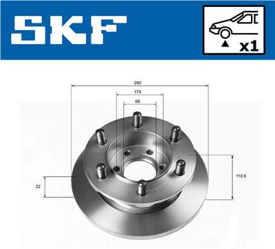 SKF VKBD 80157 S1 EAN: 7316581894840.