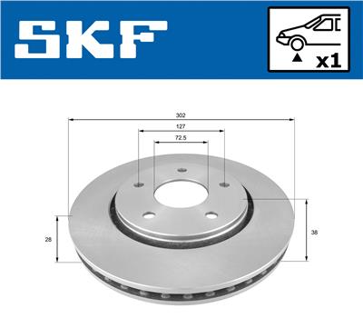 SKF VKBD 80312 V1 EAN: 7316581896677.