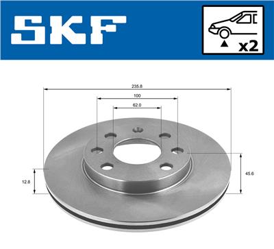 SKF VKBD 80929 S2 EAN: 7316582051334.