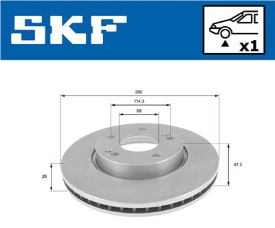SKF VKBD 81089 V1