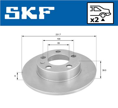 SKF VKBD 90023 S2 EAN: 7316581893393.