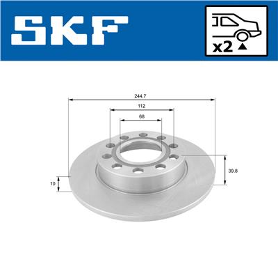 SKF VKBD 90234 S2 EAN: 7316581895793.