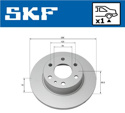 SKF VKBD 90321 S1