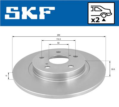 SKF VKBD 90395 S2