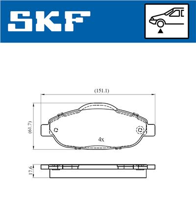 SKF VKBP 80038 EAN: 7316581297016.