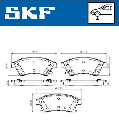 SKF VKBP 80245 A Číslo výrobce: 25031. EAN: 7316581296293.