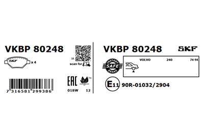 SKF VKBP 80248 EAN: 7316581299386.