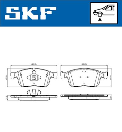 SKF VKBP 80285 EAN: 7316581300082.