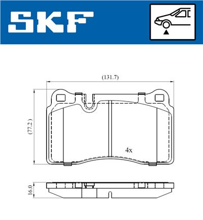 SKF VKBP 80312 EAN: 7316581296095.