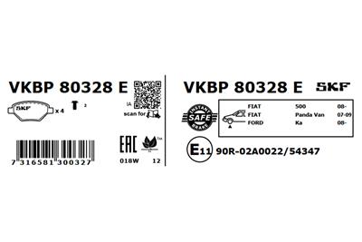 SKF VKBP 80328 E EAN: 7316581300327.