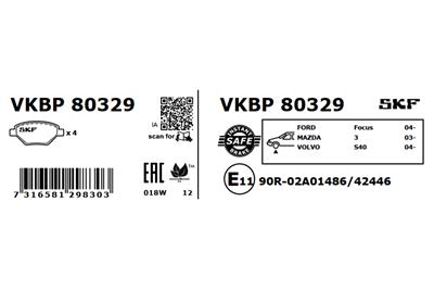 SKF VKBP 80329 EAN: 7316581298303.