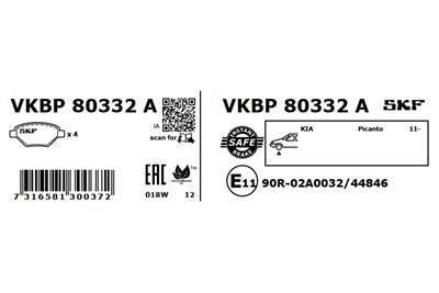 SKF VKBP 80332 A