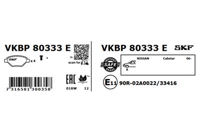 SKF VKBP 80333 E