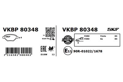 SKF VKBP 80348 EAN: 7316581300402.