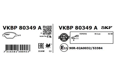SKF VKBP 80349 A