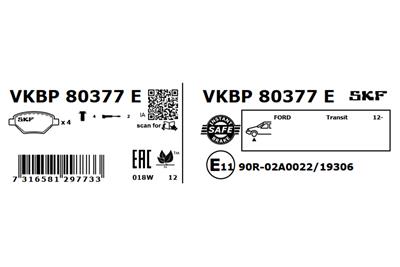 SKF VKBP 80377 E EAN: 7316581297733.