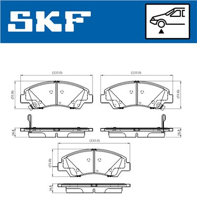 SKF VKBP 80386 A EAN: 7316581300631.