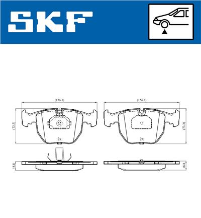 SKF VKBP 80411 EAN: 7316581300808.