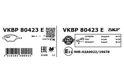SKF VKBP 80423 E