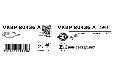 SKF VKBP 80436 A