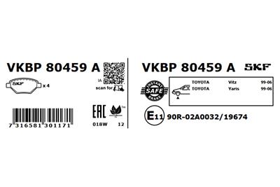 SKF VKBP 80459 A