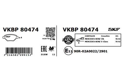 SKF VKBP 80474