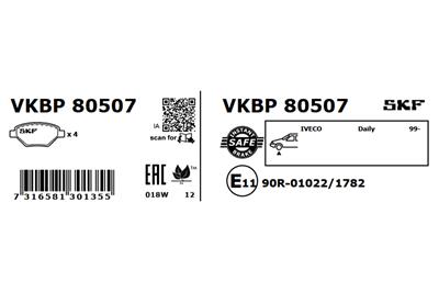 SKF VKBP 80507 EAN: 7316581301355.