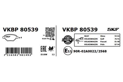 SKF VKBP 80539
