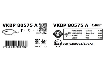 SKF VKBP 80575 A