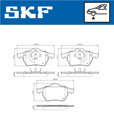 SKF VKBP 80936 EAN: 7316581491988.