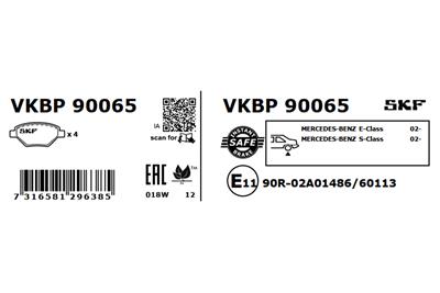 SKF VKBP 90065 EAN: 7316581296385.
