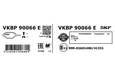 SKF VKBP 90066 E EAN: 7316581296804.
