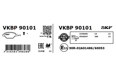 SKF VKBP 90101 EAN: 7316581298280.