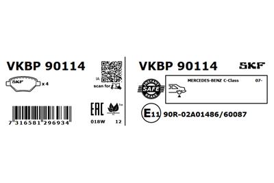 SKF VKBP 90114 EAN: 7316581296934.
