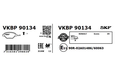 SKF VKBP 90134 EAN: 7316581298020.